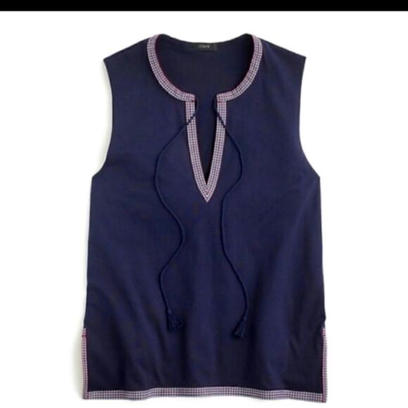 J CREW Tie Neck Tank Top - Picture 3 of 14